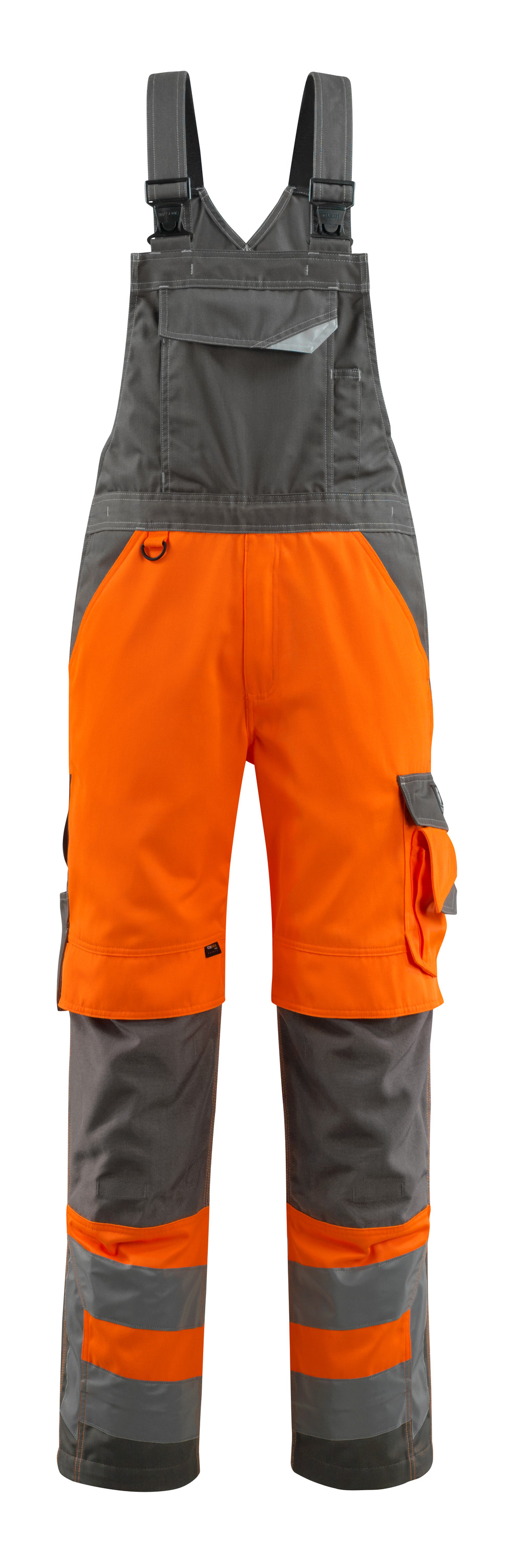 MASCOT-Warnschutz, Warn-Latzhose, Newcastle, 290 g/m², orange/dunkelanthrazit