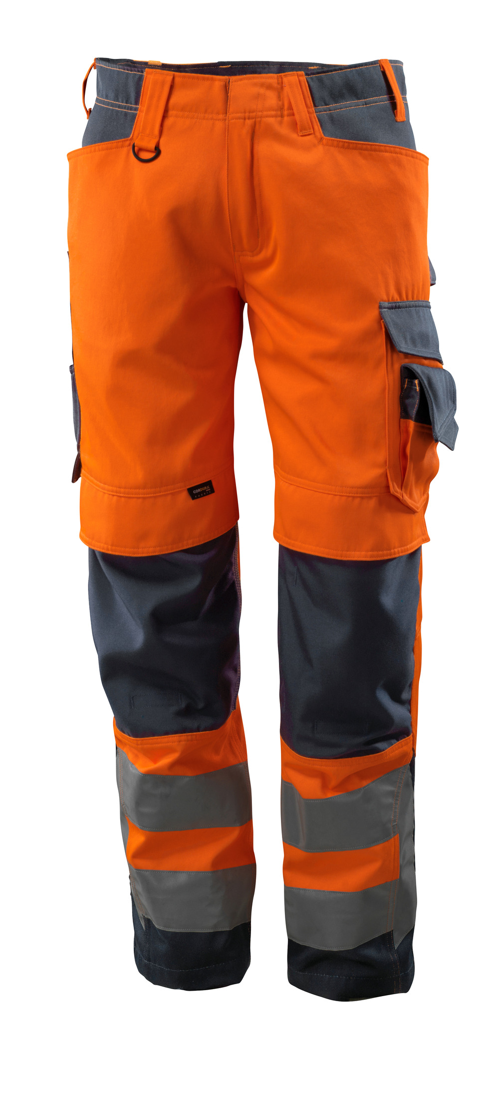 MASCOT-Warnschutz, Warn-Bund-Hose, Kendal,  76 cm, 290 g/m², orange/schwarzblau

