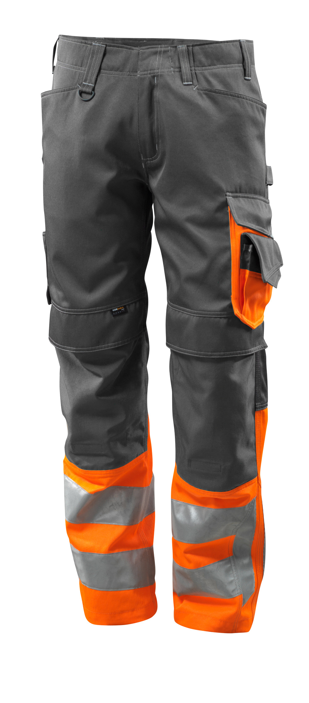MASCOT-Warnschutz, Warn-Bund-Hose, Leeds, 290 g/m², dunkelanthrazit/orange