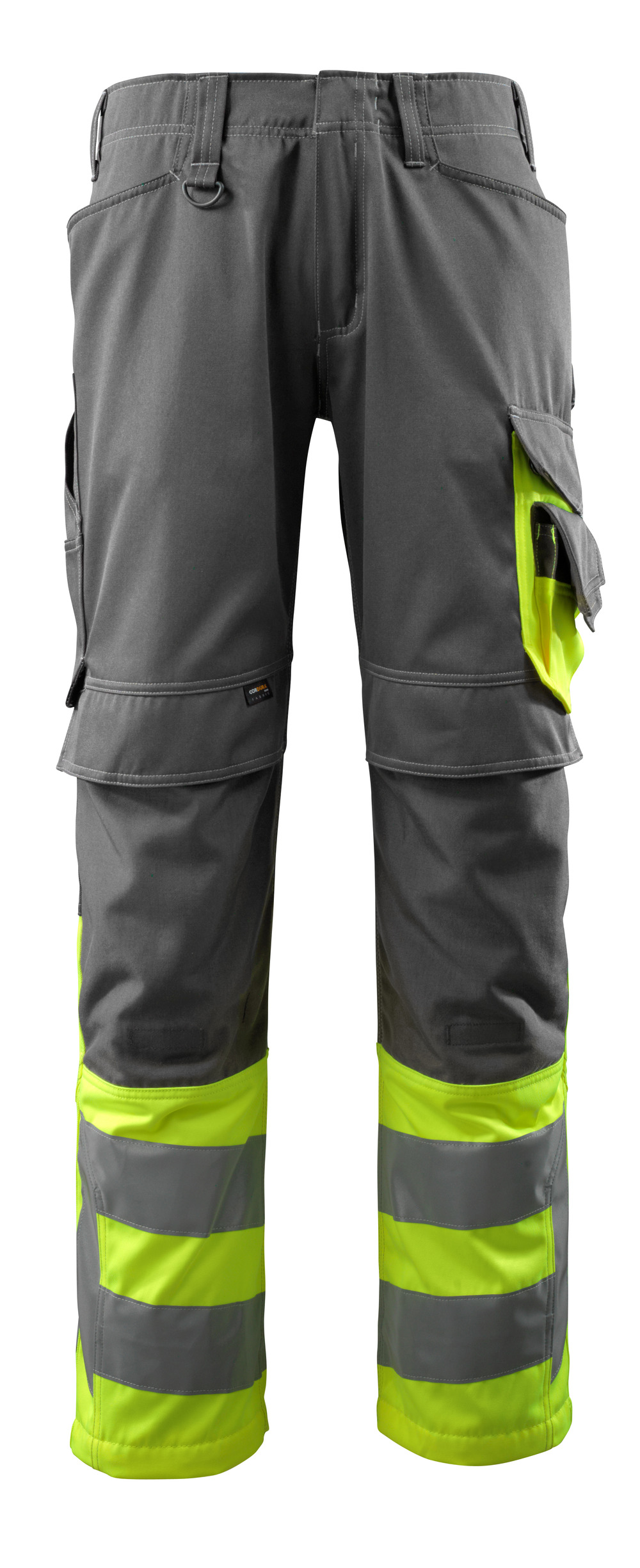 MASCOT-Warnschutz, Warn-Bund-Hose, Leeds, 290 g/m², dunkelanthrazit/gelb