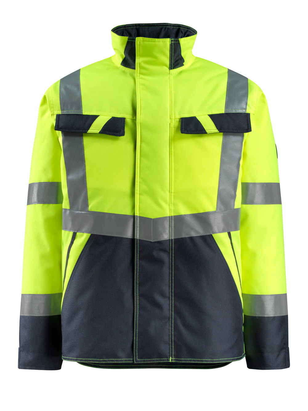 MASCOT-Warnschutz, Warn-Pilotenjacke, Penrith,  210 g/m², gelb/schwarzblau