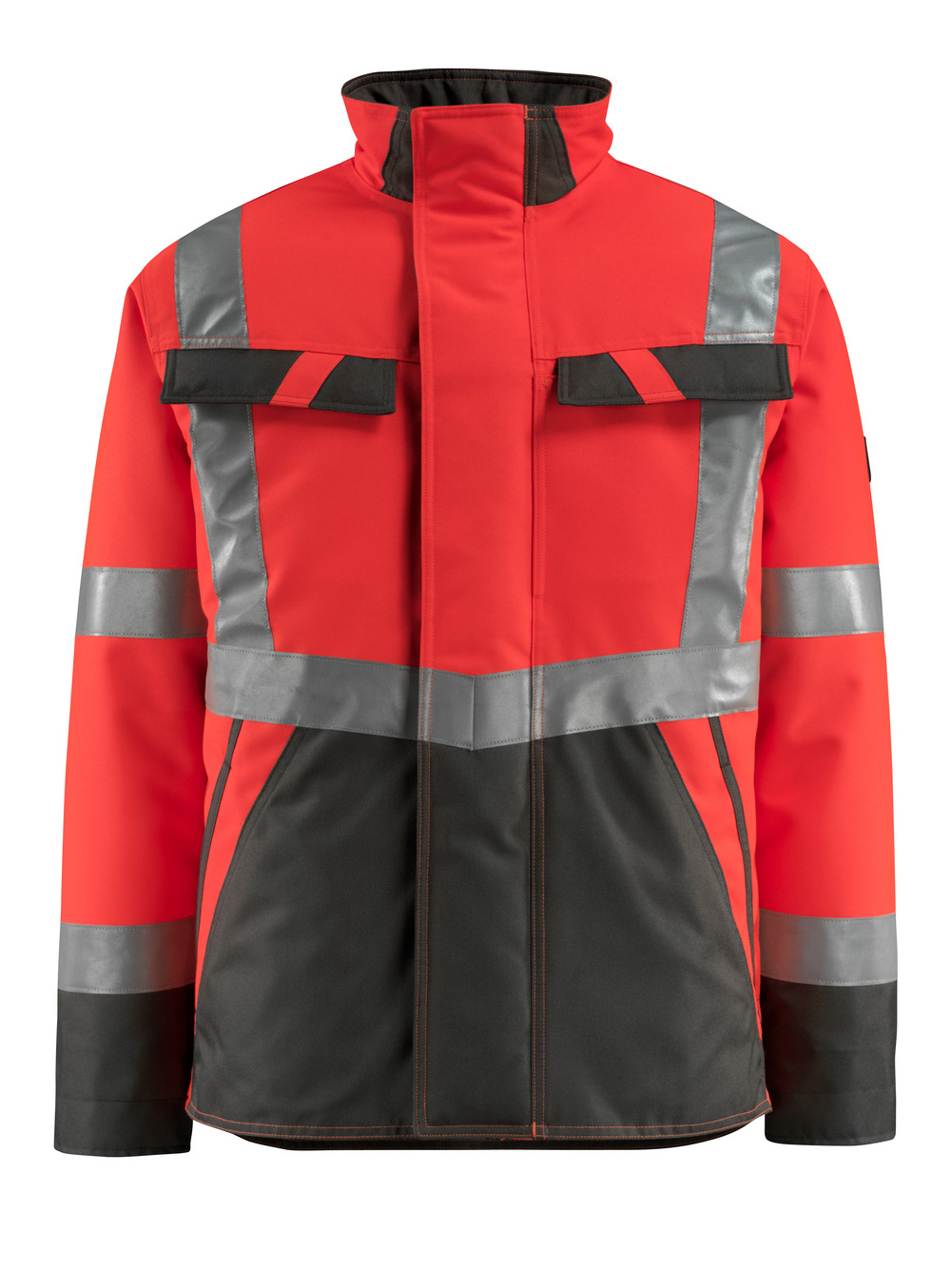 MASCOT-Warnschutz, Warn-Pilotenjacke, Penrith,  210 g/m², rot/dunkelanthrazit