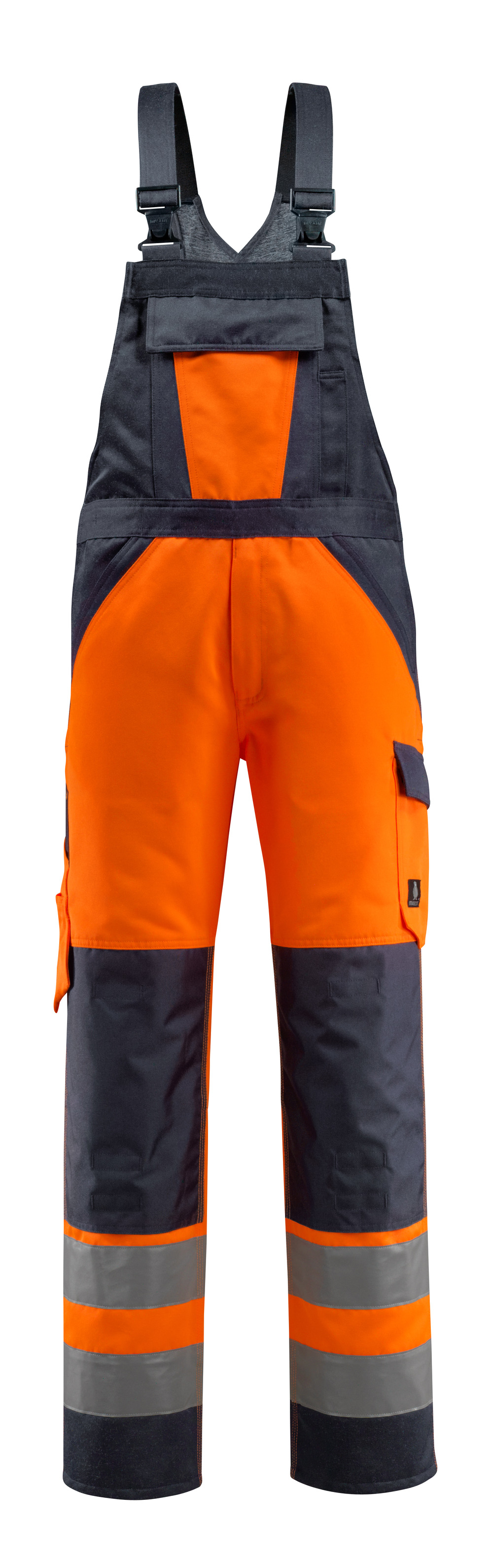 MASCOT-Warnschutz, Warn-Latzhose, Gosford,  76 cm, 285 g/m², orange/schwarzblau

