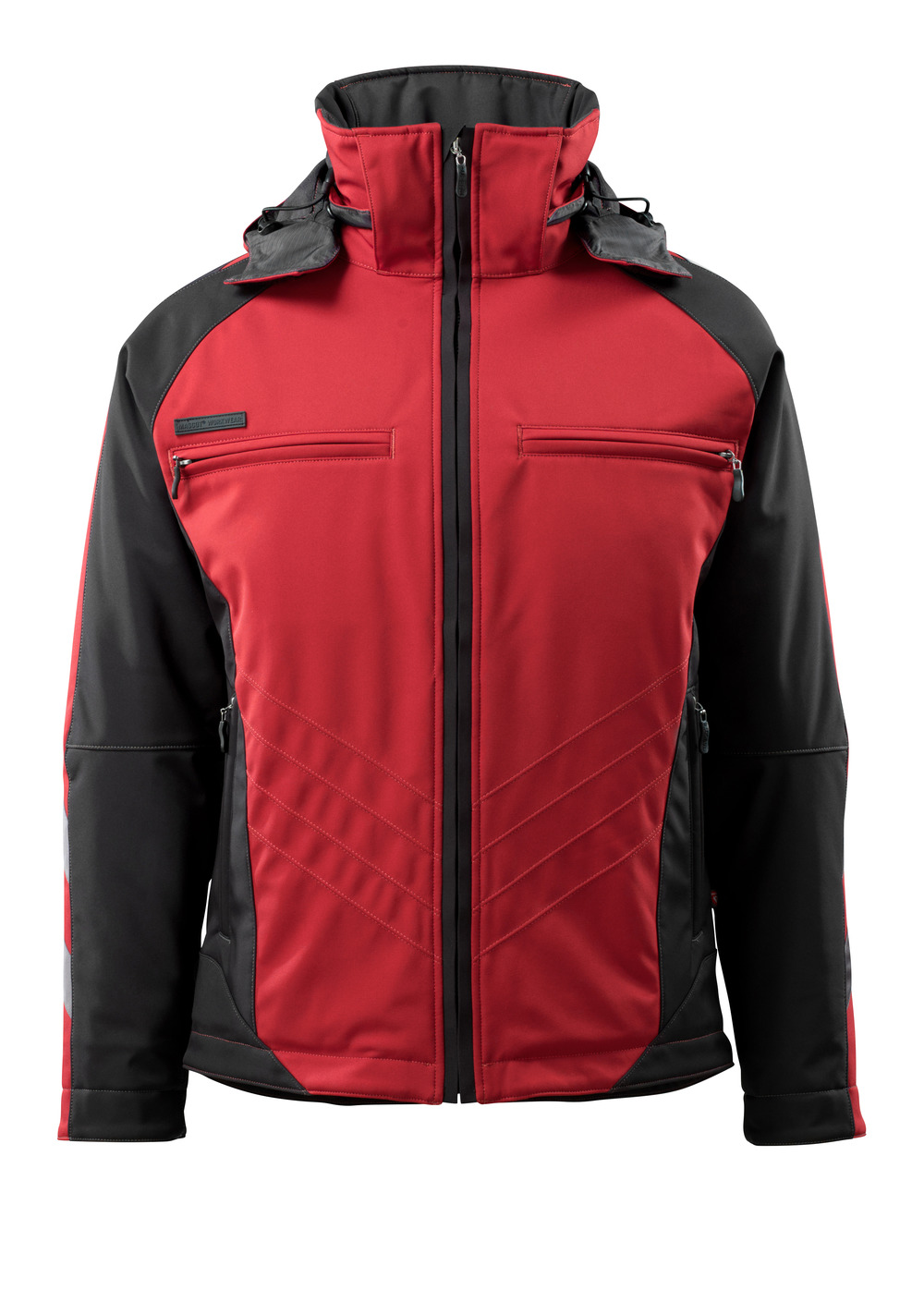 MASCOT-Kälteschutz, Soft Shell Jacke, Darmstadt, 305 g/m², rot/schwarz