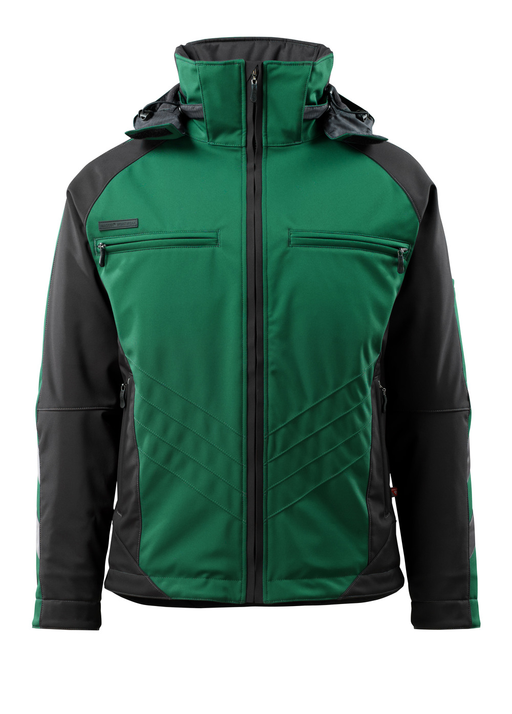 MASCOT-Kälteschutz, Soft Shell Jacke, Darmstadt, 305 g/m², grün/schwarz