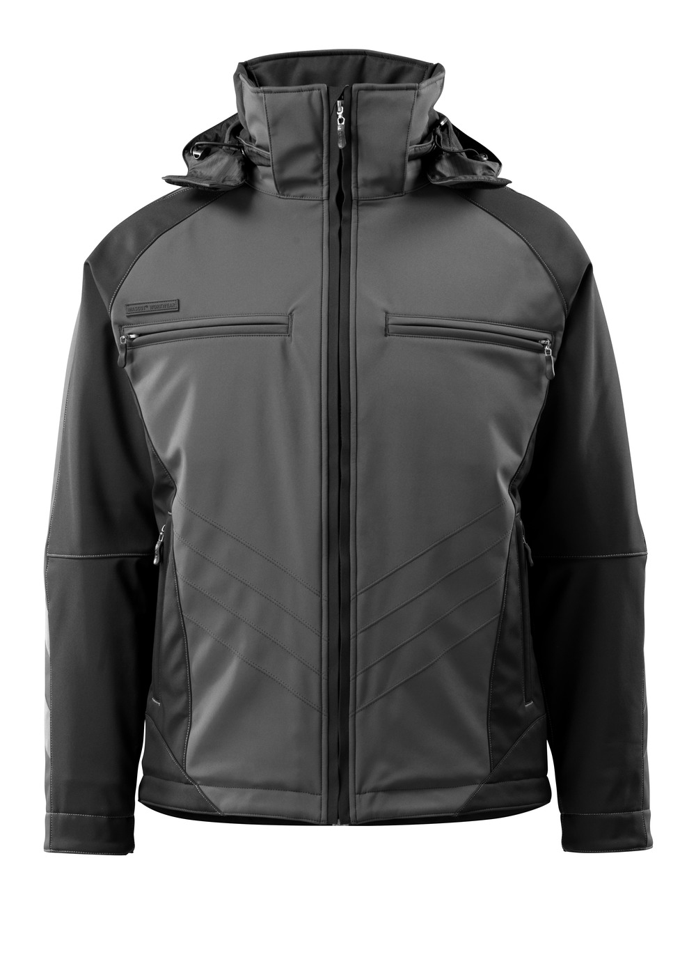 MASCOT-Kälteschutz, Soft Shell Jacke, Darmstadt, 305 g/m², dunkelanthrazit/schwarz