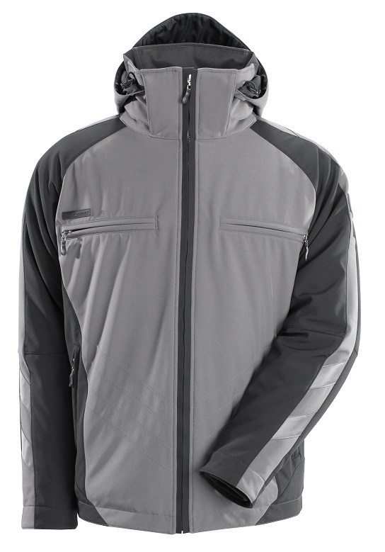 MASCOT-Kälteschutz, Soft Shell Jacke, Darmstadt, lieferbar ab 08/2018, 305 g/m², anthrazit/schwarz