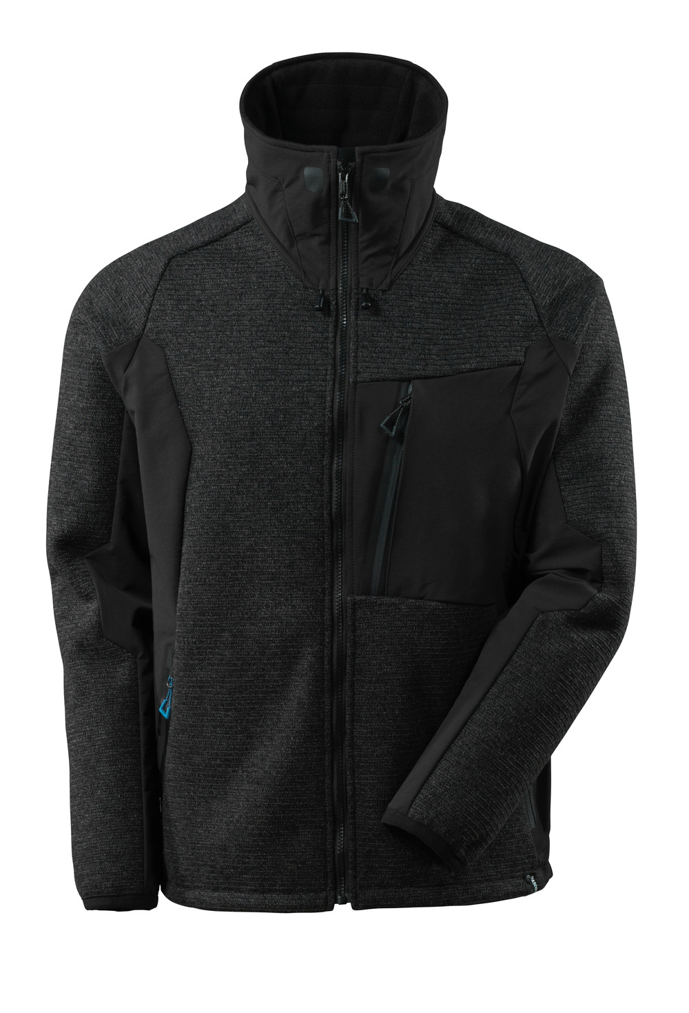 MASCOT-Kälteschutz, Strickjacke, mit Membran, 460 g/m², schwarz