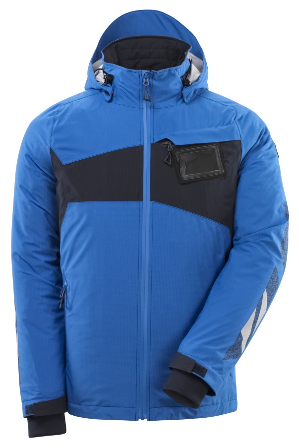 MASCOT-Kälteschutz, Hard Shell Jacke, 115, g/m², azurblau/schwarzblau