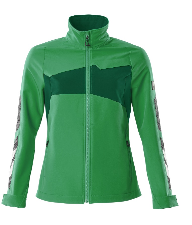 MASCOT-Kälteschutz, Damen-Softshell-Arbeitsjacke, 260 g/m², grasgrün/grün