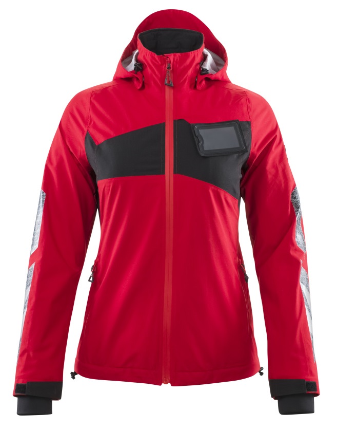 MASCOT-Kälteschutz, Damen Hard Shell Jacke, 115, g/m², verkehrsrot/schwarz