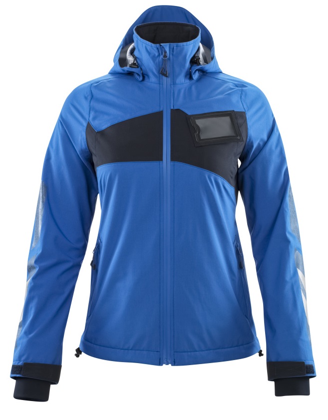 MASCOT-Kälteschutz, Damen Hard Shell Jacke, 115, g/m², azurblau/schwarzblau