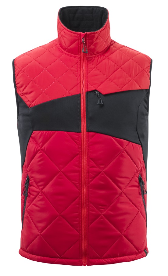 MASCOT-Kälteschutz, Winterweste, 260 g/m², verkehrsrot/schwarz