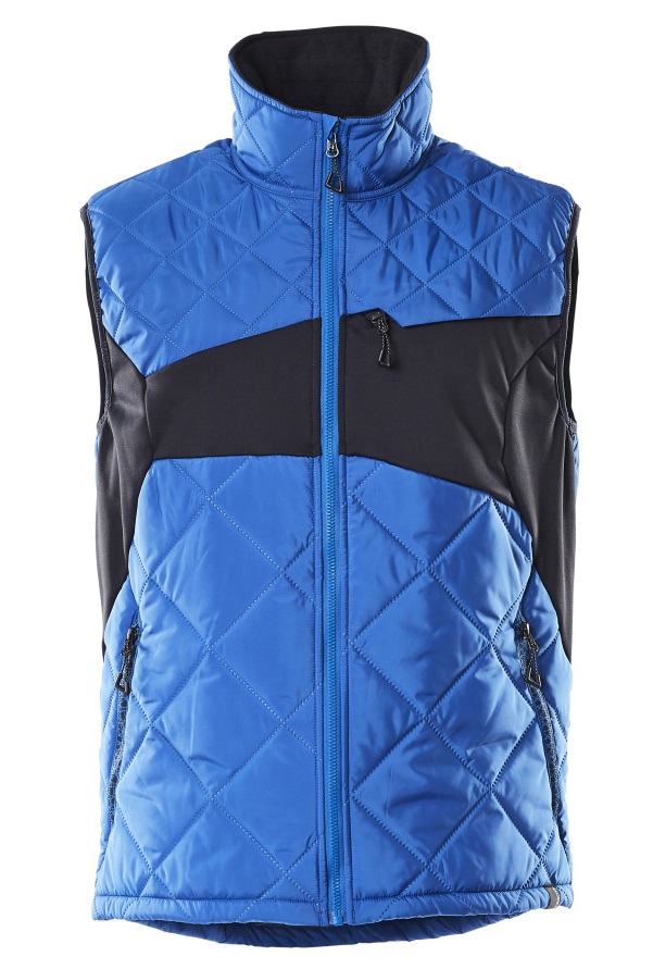 MASCOT-Kälteschutz, Winterweste, 260 g/m², azurblau/schwarzblau