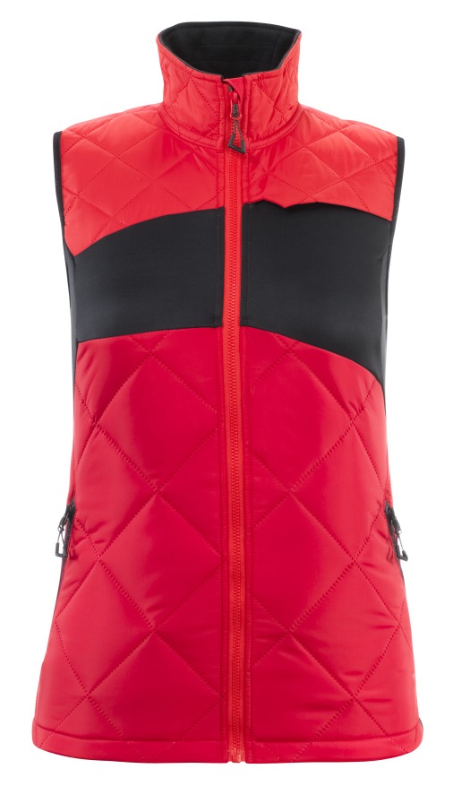 MASCOT-Kälteschutz, Damen Winterweste, 260 g/m², verkehrsrot/schwarz