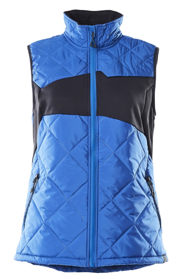 MASCOT-Kälteschutz, Damen Winterweste, 260 g/m², azurblau/schwarzblau