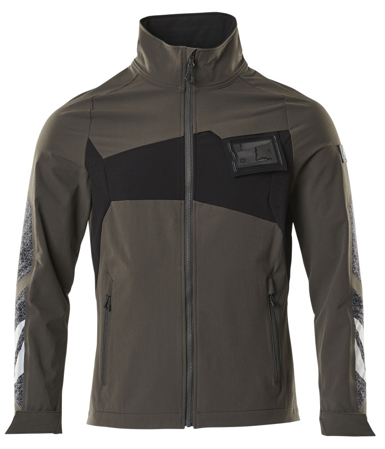 MASCOT-Kälteschutz, Softshell-Arbeitsjacke, 260 g/m², dunkelanthrazit/schwarz