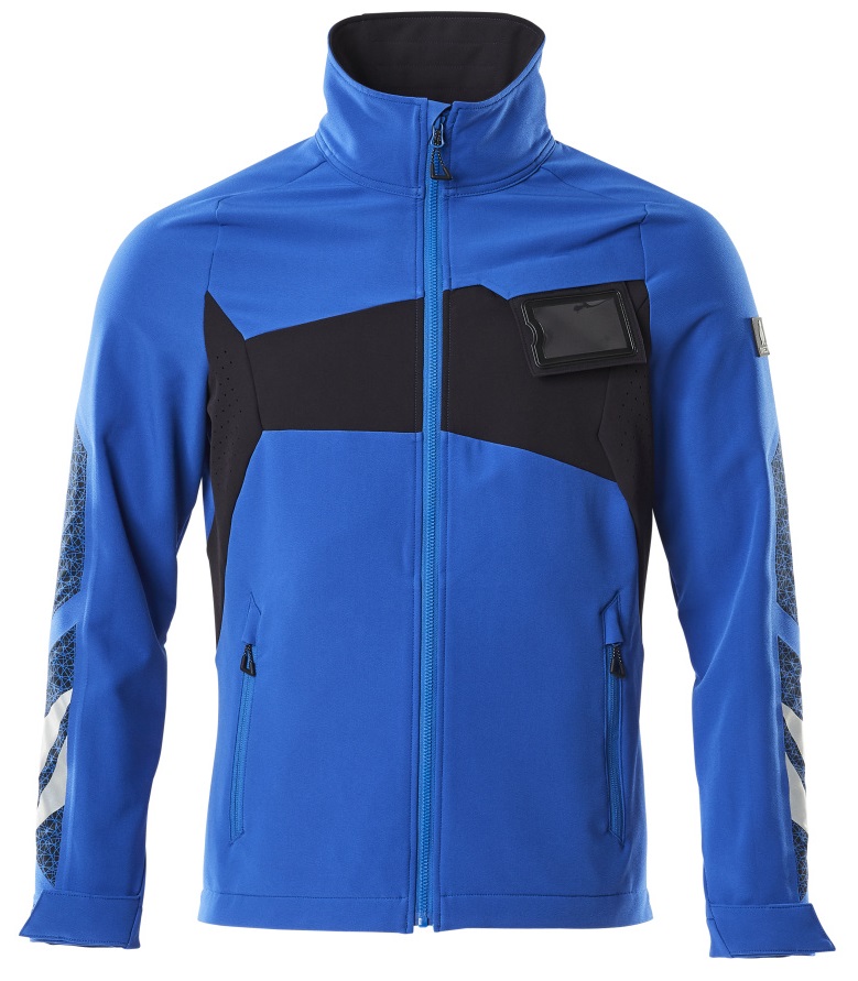 MASCOT-Kälteschutz, Softshell-Arbeitsjacke, 260 g/m², azurblau/schwarzblau