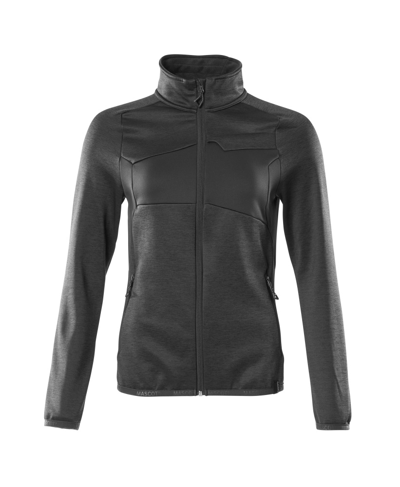 MASCOT-Kälteschutz, Damen Fleecepullover mit Reißverschluss, ACCELERATE, schwarz