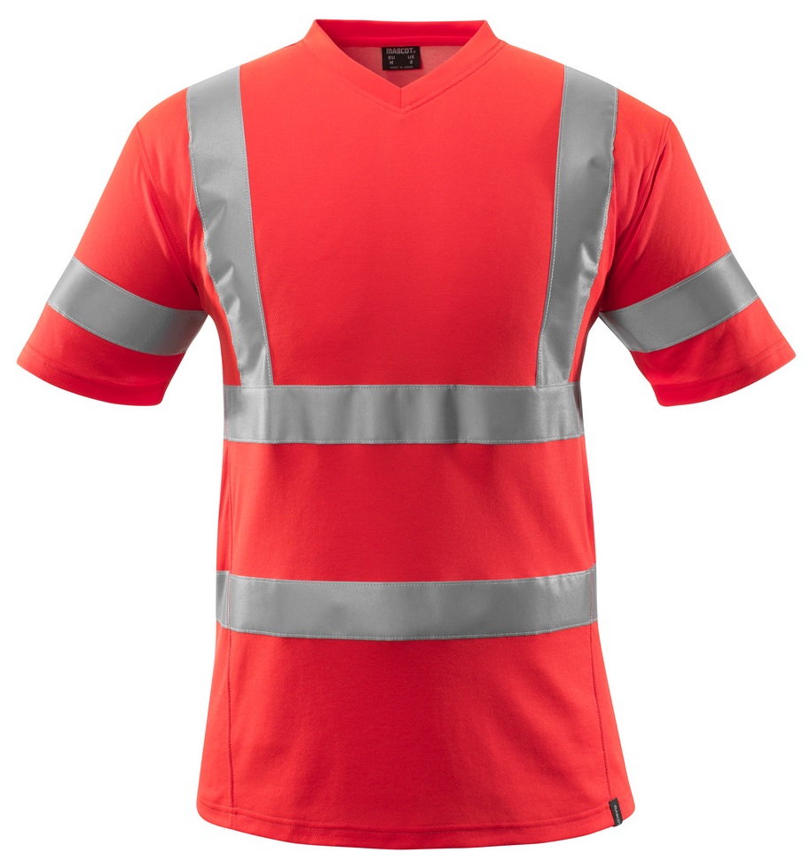 MASCOT-Warnschutz, Warn-T-Shirt, 140 g/m², warnrot