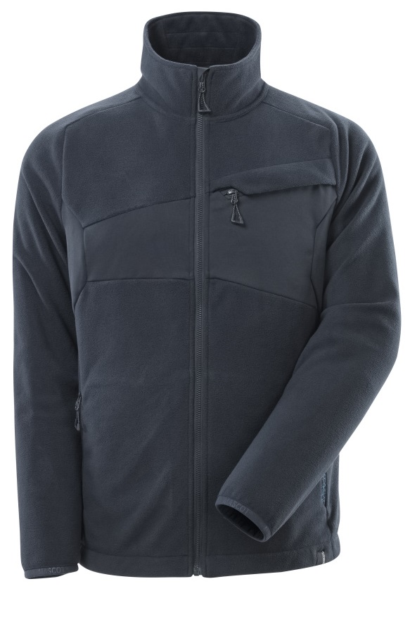 MASCOT-Kälteschutz, Fleecepullover mit Reißverschluss, 270 g/m², schwarzblau