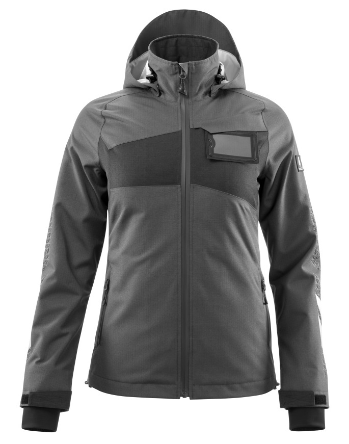 MASCOT-Kälteschutz, Damen Hard Shell Jacke, 210, g/m², dunkelanthrazit/schwarz