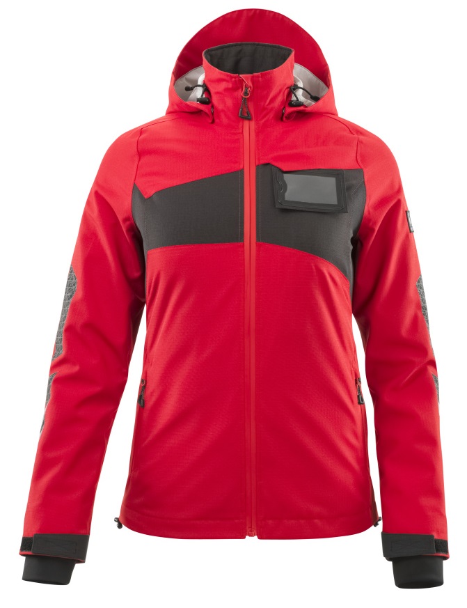 MASCOT-Kälteschutz, Damen Hard Shell Jacke, 210, g/m², verkehrsrot/schwarz