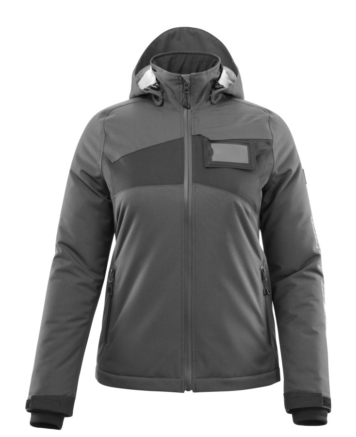 MASCOT-Kälteschutz, Damen Winterjacke, 210 g/m², dunkelanthrazit/schwarz