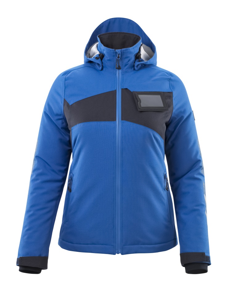 MASCOT-Kälteschutz, Damen Winterjacke, 210 g/m², azurblau/schwarzblau