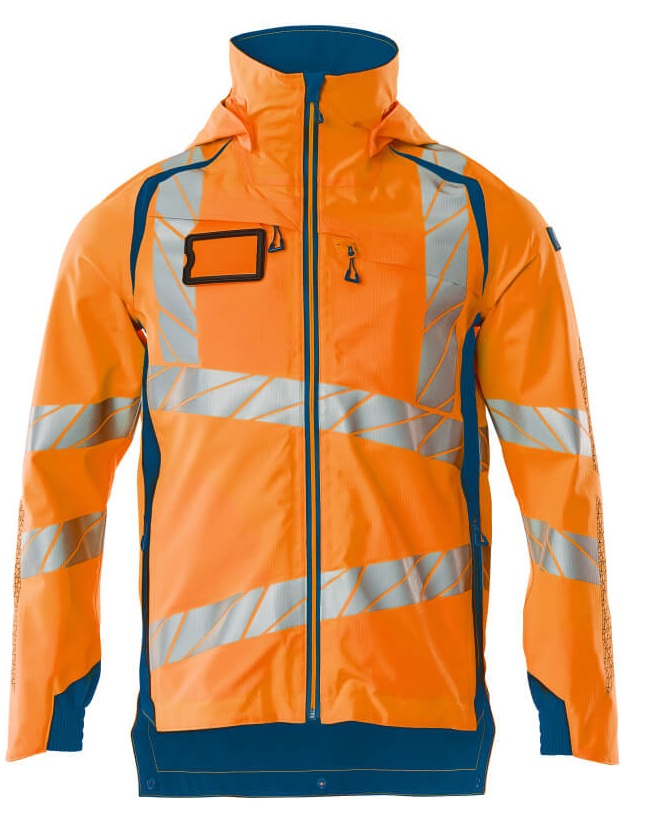 MASCOT-Warnschutz, Warn-Hard Shell Jacke, ACCELERATE SAFE, warnorange/dunkelpetroleum