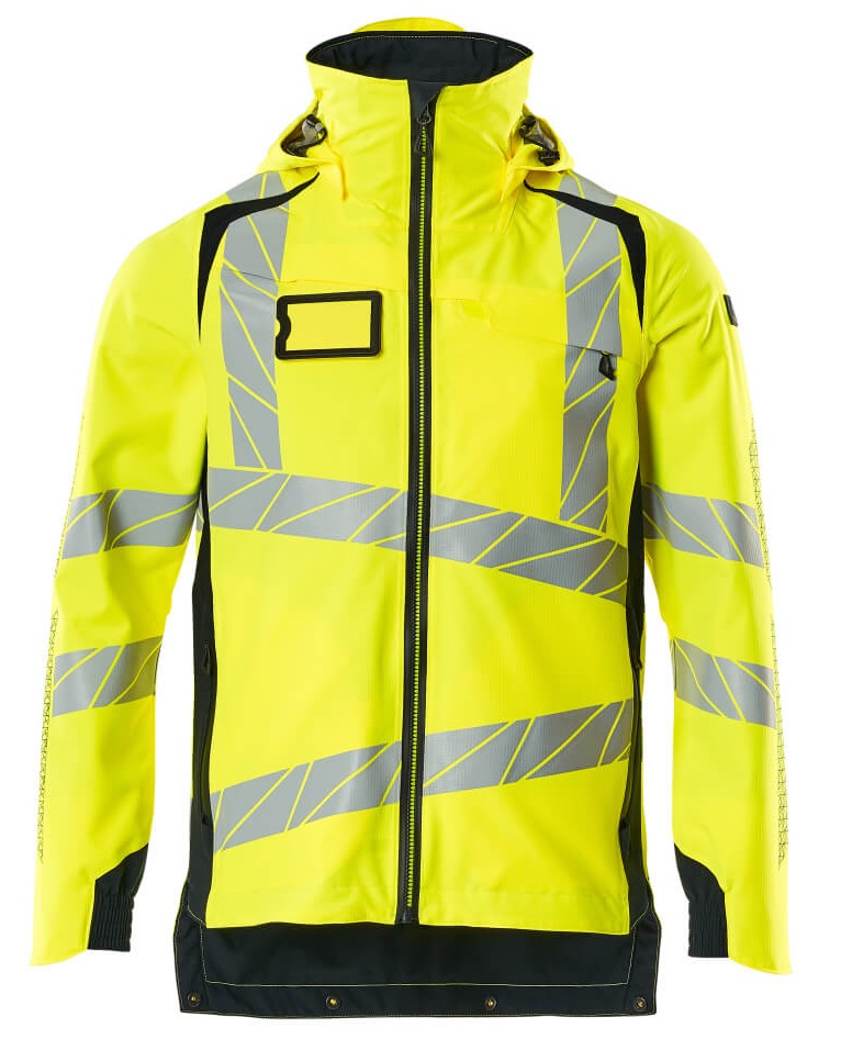 MASCOT-Warnschutz, Warn-Hard Shell Jacke, ACCELERATE SAFE, warngelb/schwarzblau
