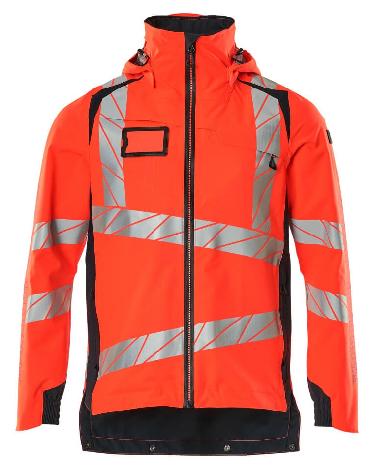 MASCOT-Warnschutz, Warn-Hard Shell Jacke, ACCELERATE SAFE, warnrot/schwarzblau
