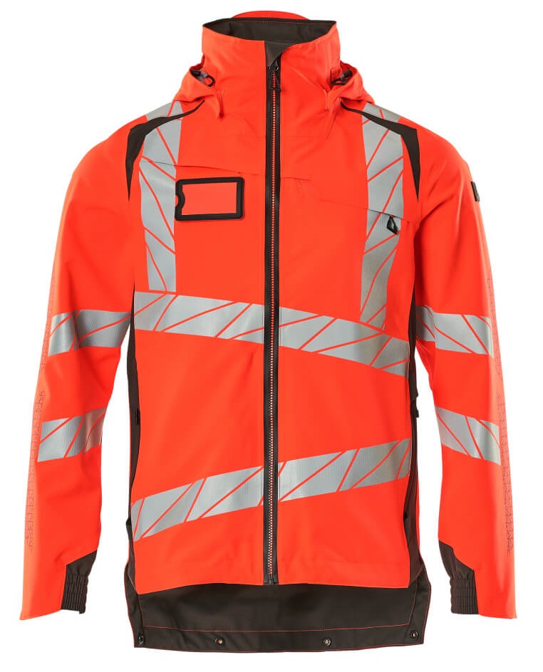 MASCOT-Warnschutz, Warn-Hard Shell Jacke, ACCELERATE SAFE, warnrot/dunkelanthrazit