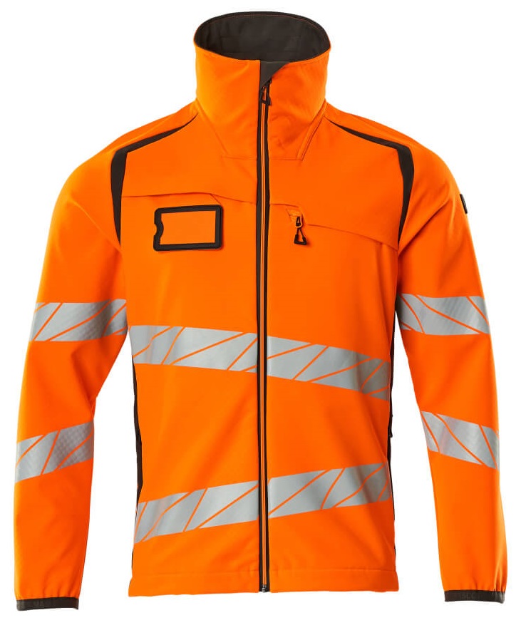 MASCOT-Warnschutz, Softshell-Warn-Jacke, ACCELERATE SAFE, warnorange/dunkelanthrazit