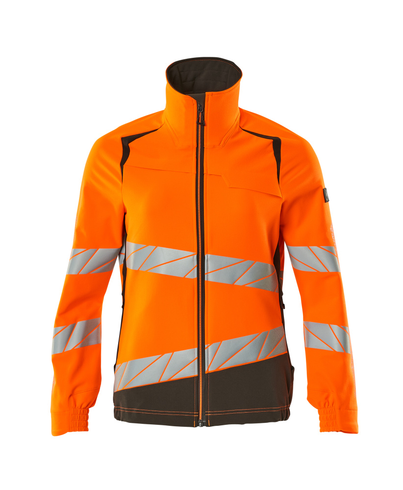 MASCOT-Warnschutz, Damen-Warnschutz-Jacke, ULTIMATE STRETCH, warnorange/dunkelanthrazit