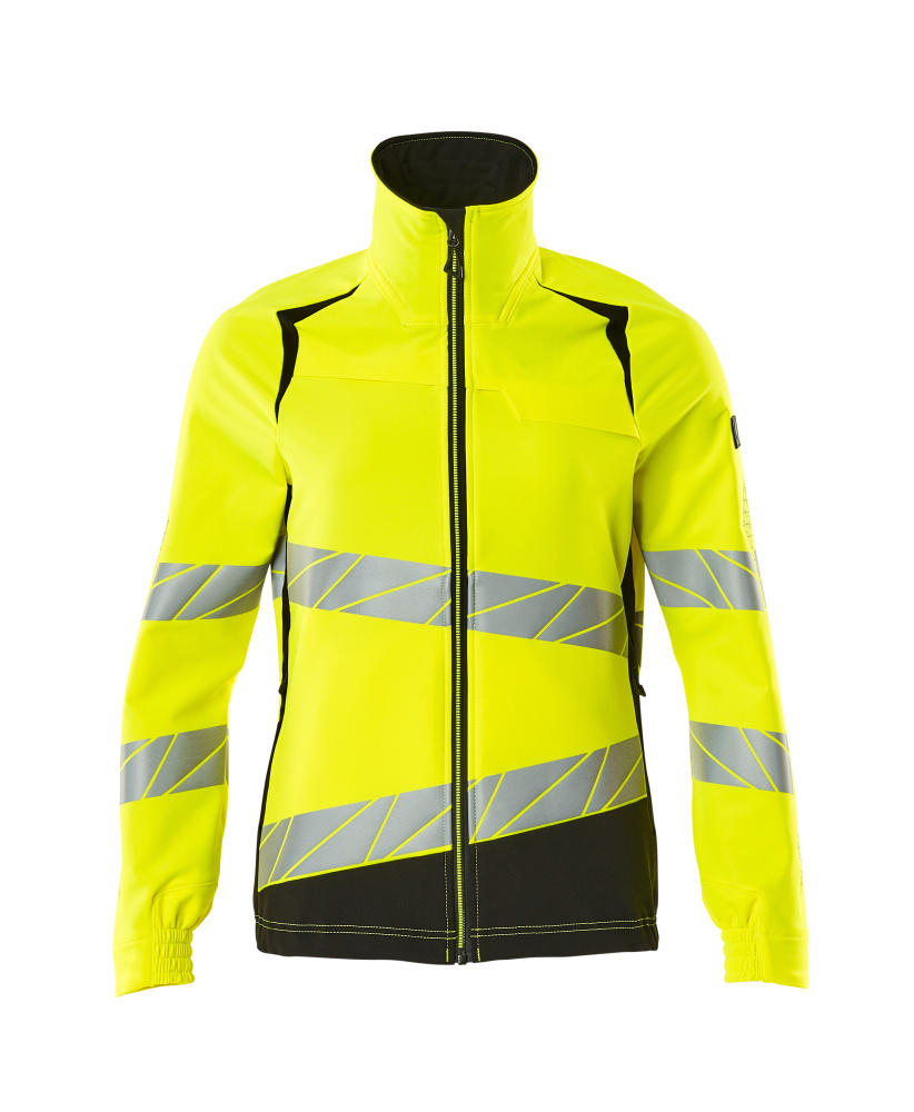 MASCOT-Warnschutz, Damen-Warnschutz-Jacke, ULTIMATE STRETCH, warngelb/schwarz