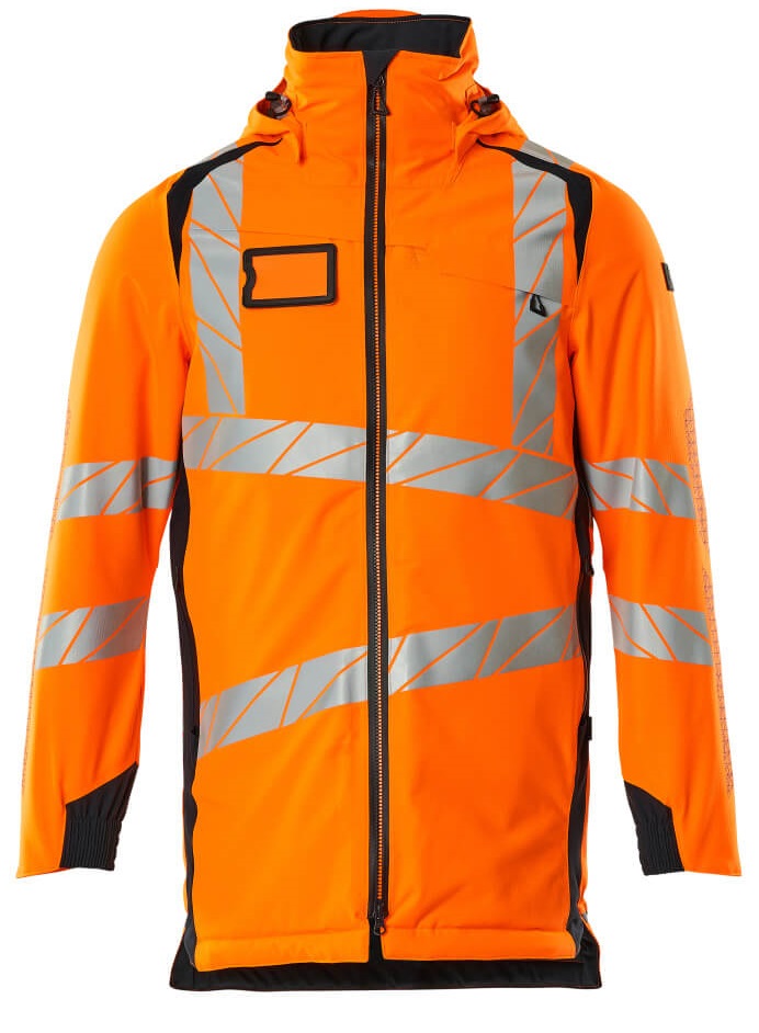 MASCOT-Warnschutz, Warn-Parka, ACCELERATE SAFE, warnorange/schwarzblau