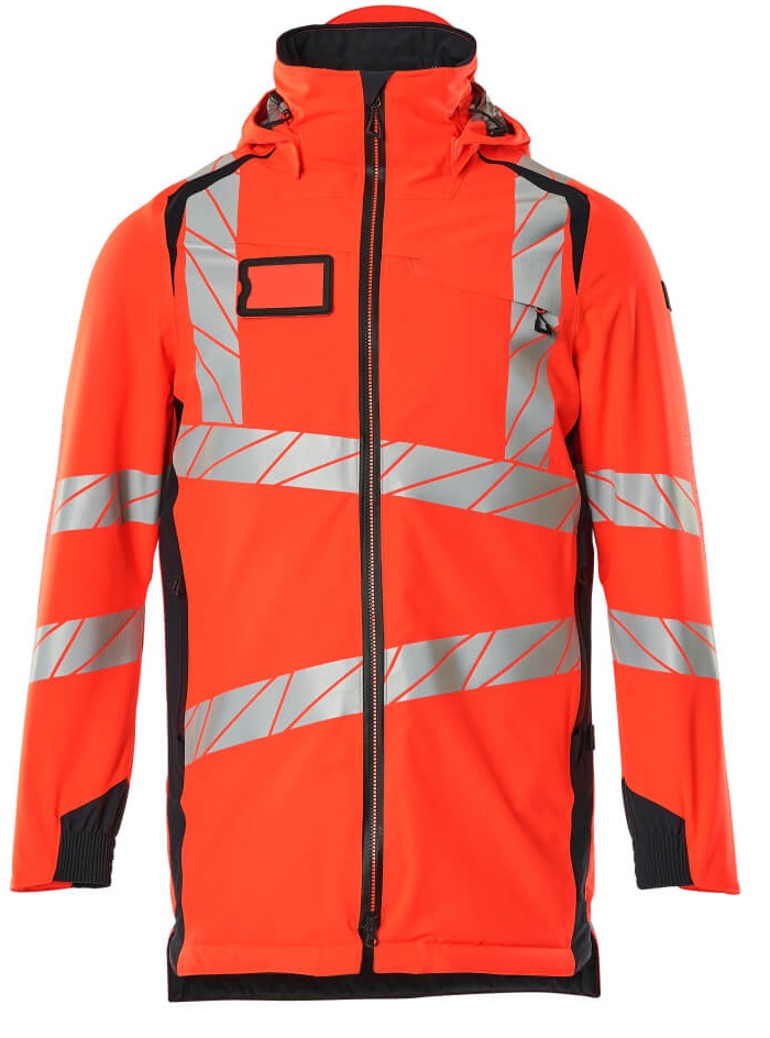 MASCOT-Warnschutz, Warn-Parka, ACCELERATE SAFE, warnrot/schwarzblau