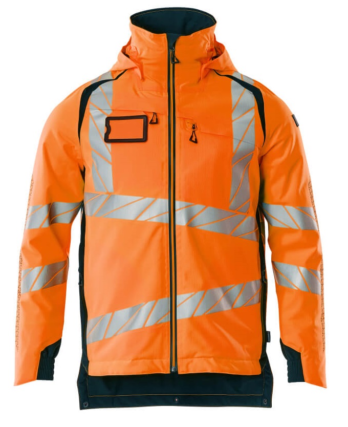 MASCOT-Warnschutz, Warn-Winterjacke, ACCELERATE SAFE, warnorange/dunkelpetroleum