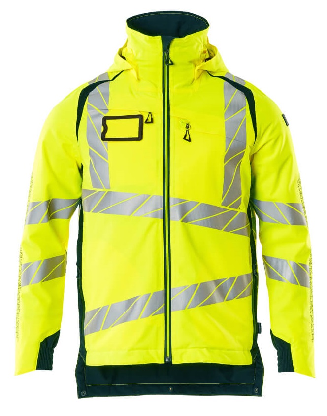 MASCOT-Warnschutz, Warn-Winterjacke, ACCELERATE SAFE, warngelb/dunkelpetroleum