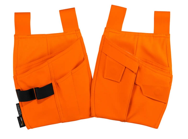 MASCOT-Warnschutz, Warn-Hängetaschen, COMPLETE, warnorange