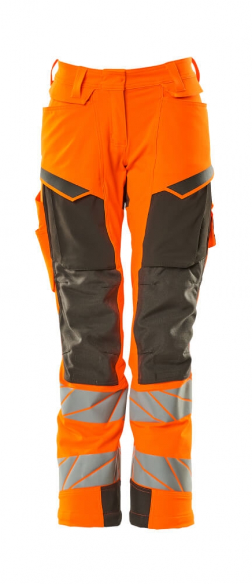 MASCOT-Warnschutz, Warnschutz-Damen Bundhose, DIAMOND, warnorange/dunkelanthrazit