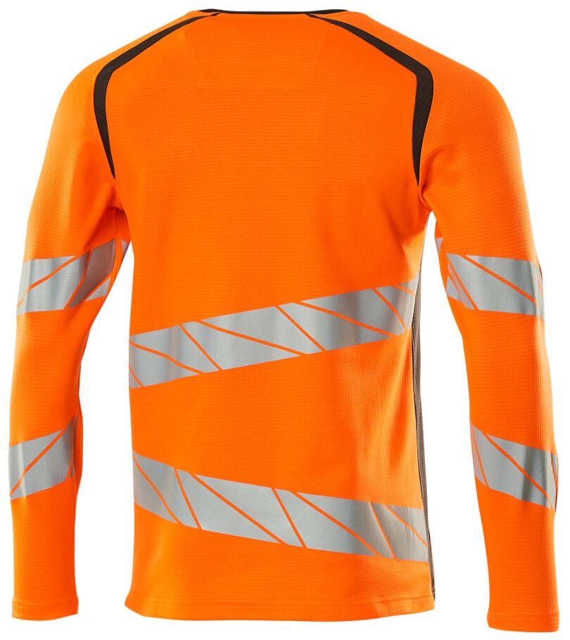 MASCOT-Warnschutz, Warn-Langarm-Shirt, ACCELERATE SAFE, warnorange/dunkelanthrazit