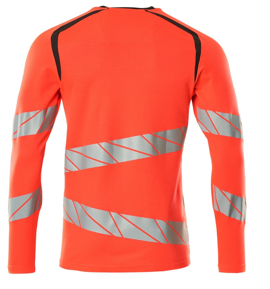 MASCOT-Warnschutz, Warn-Langarm-Shirt, ACCELERATE SAFE, warnrot/dunkelanthrazit