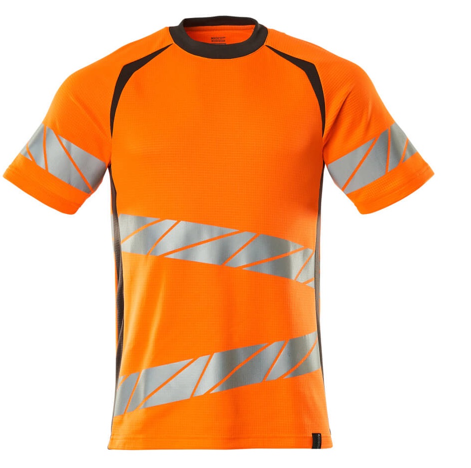 MASCOT-Warnschutz, Warn-T-Shirt, ACCELERATE SAFE, warnorange/dunkelanthrazit
