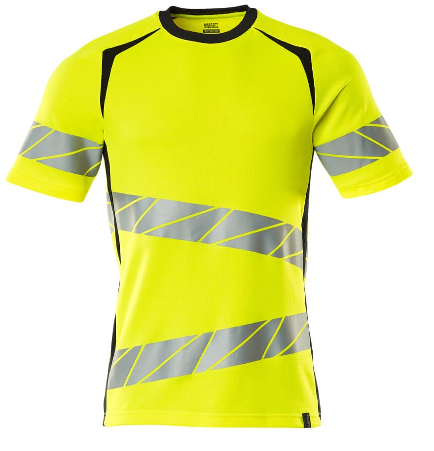 MASCOT-Warnschutz, Warn-T-Shirt, ACCELERATE SAFE, warngelb/schwarzblau