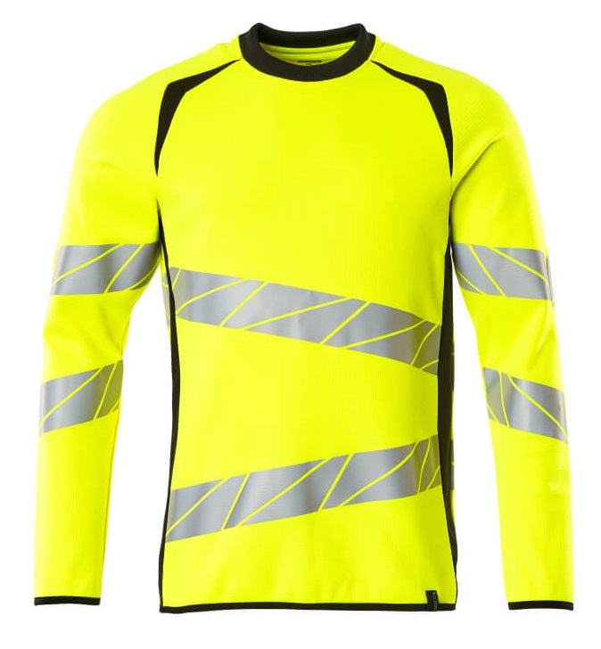 MASCOT-Warnschutz, Warn-Sweatshirt, ACCELERATE SAFE, warngelb/schwarz