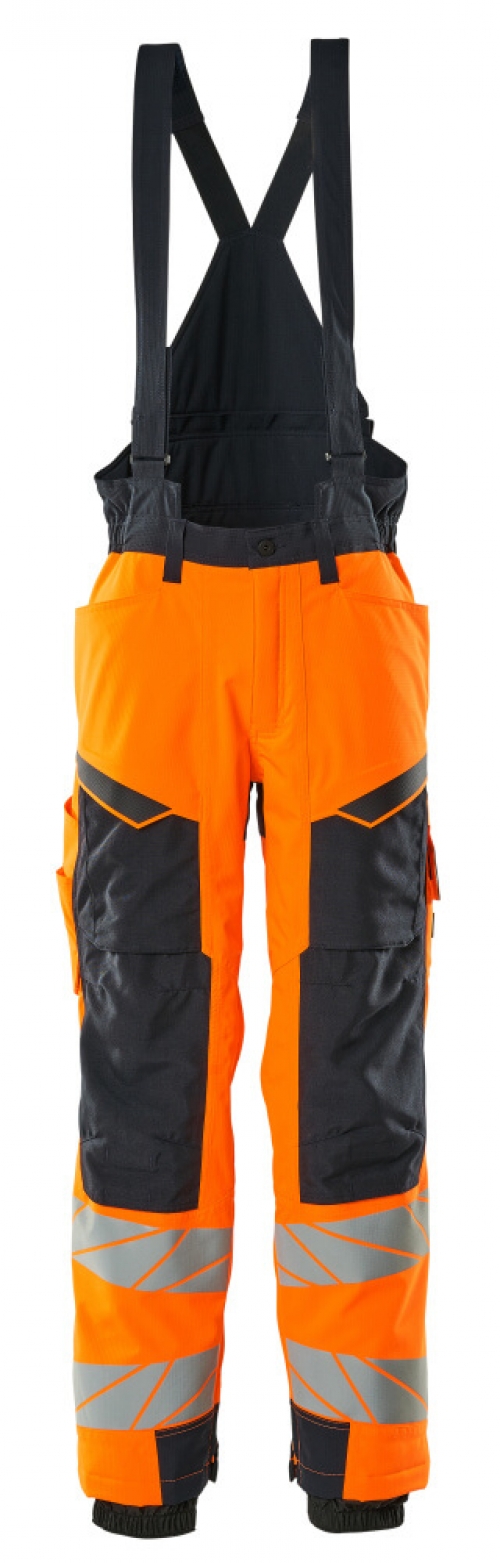MASCOT-Warnschutz, Warn-Winterhose, ACCELERATE SAFE, warnorange/schwarzblau