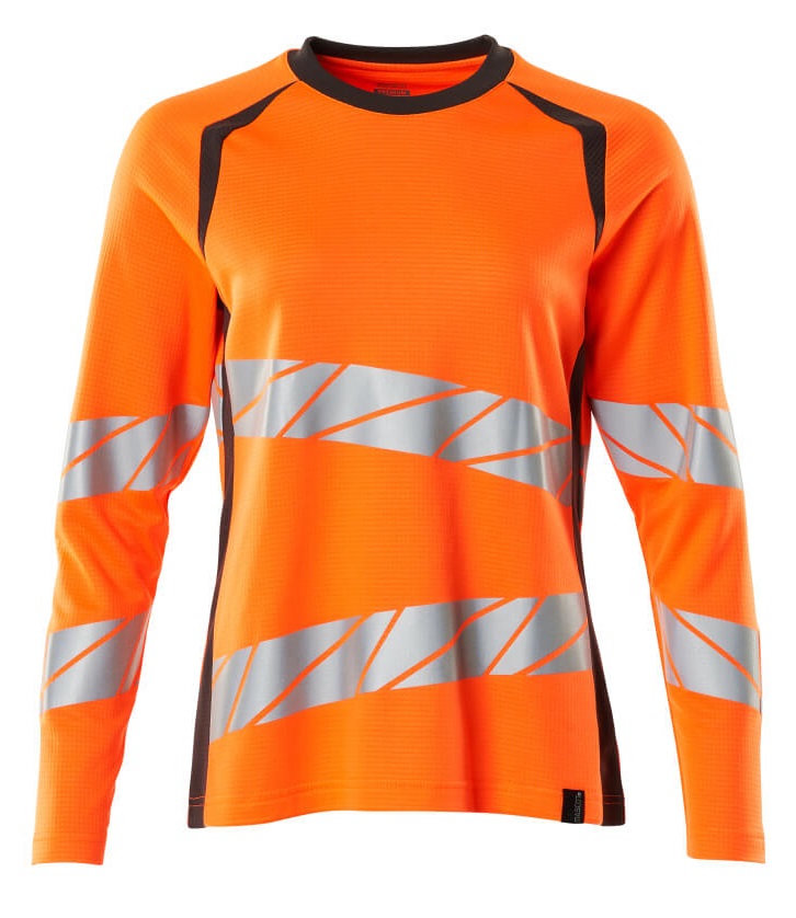 MASCOT-Warnschutz, Warn-Damen Langarm-Shirt, ACCELERATE SAFE, warnorange/dunkelanthrazit