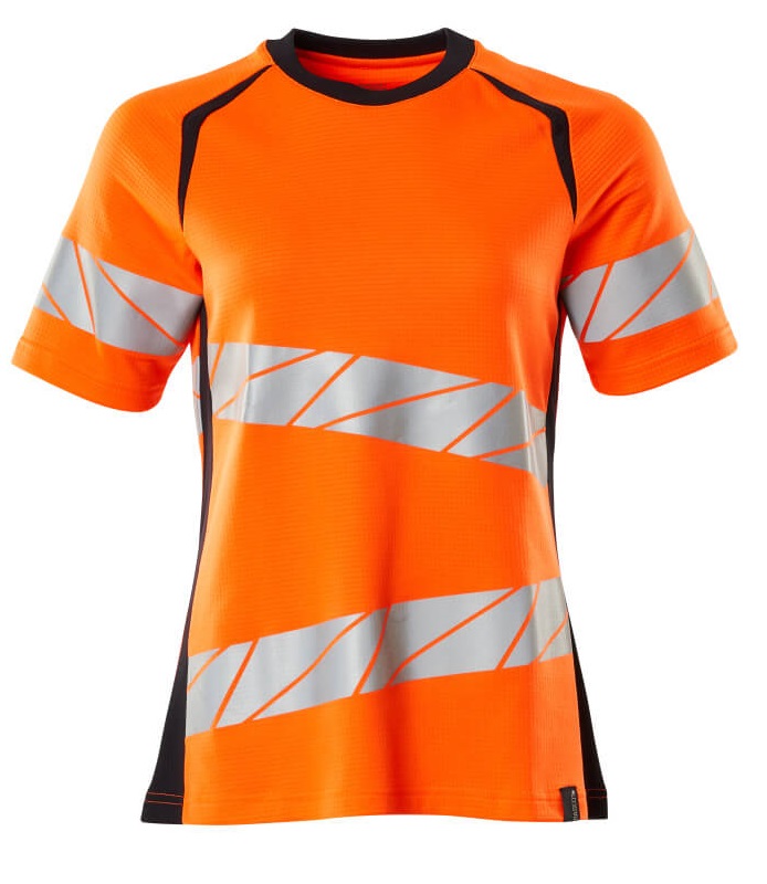 MASCOT-Warnschutz, Warn-Damen T-Shirt, ACCELERATE SAFE, warnorange/schwarzblau
